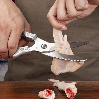 Kitchen Multifunctional Scissors Stainless Steel Chicken Bone Cleaver Knife