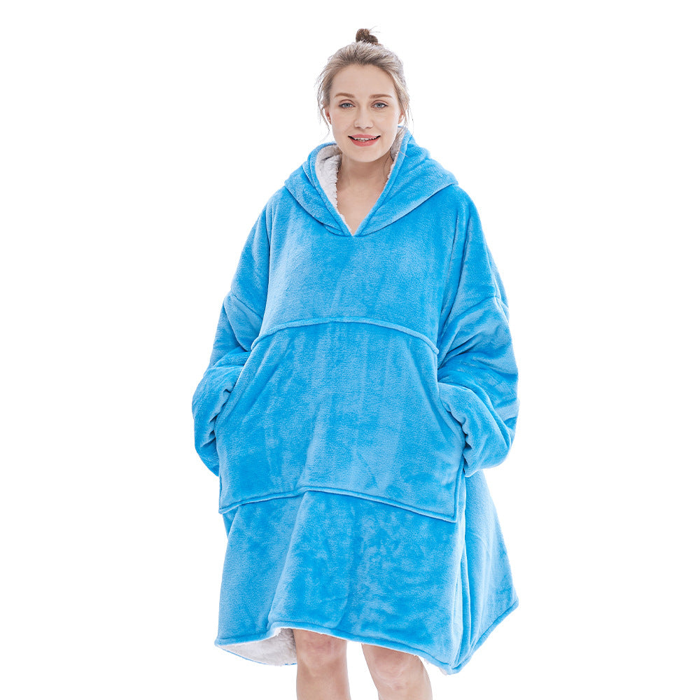 Glow In The Dark Stars Hoodie Blanket Oversized Sweatshirt