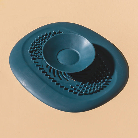 Bathroom Washbasin Drain Hair Catcher Kitchen Sewer Nausea Kitchen DealSniper.net Blue 1PC
