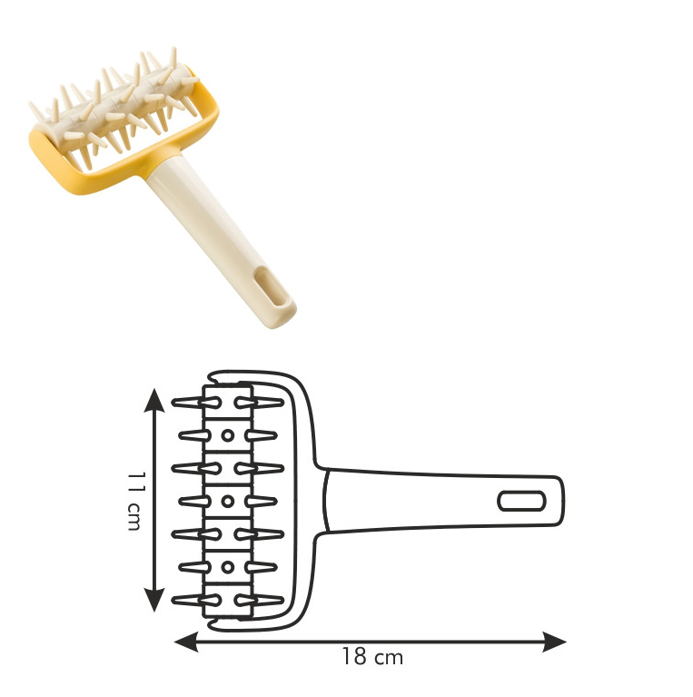 Kitchen Pizza Roller Pin Bread Hole Puncher DIY Baking Needle Kitchen DealSniper.net Needle shape