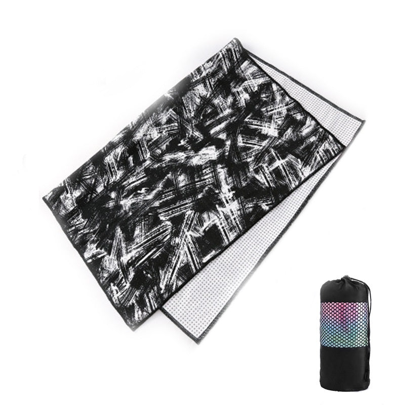 Tie-Dye Printing Yoga Blanket Widening Pad Towel Sports dealsniper-net H