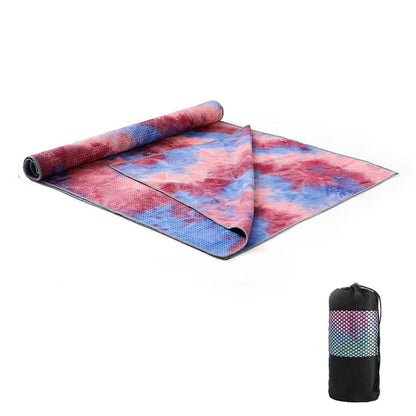 Tie-Dye Printing Yoga Blanket Widening Pad Towel Sports dealsniper-net C