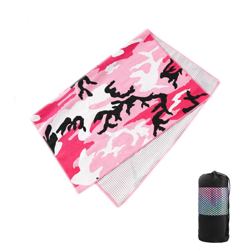 Tie-Dye Printing Yoga Blanket Widening Pad Towel Sports dealsniper-net L