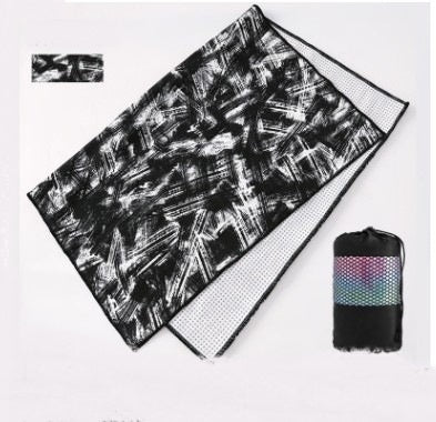 Tie-Dye Printing Yoga Blanket Widening Pad Towel Sports dealsniper-net Q