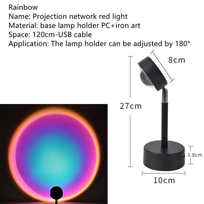 The Sun Never Sets Projection Sunset Atmosphere Light Home dealsniper-net