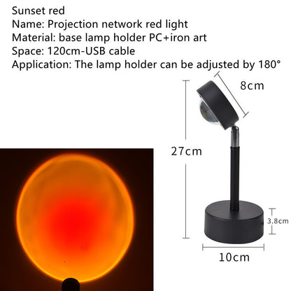 The Sun Never Sets Projection Sunset Atmosphere Light Home dealsniper-net