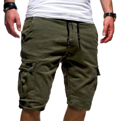 Men Casual Jogger Sports Cargo Shorts Military Combat Workout Men dealsniper-net Green 2XL