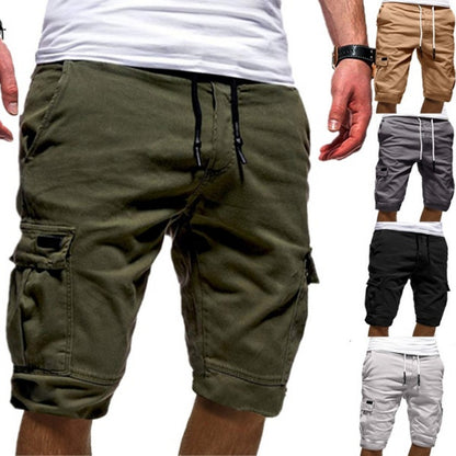 Men Casual Jogger Sports Cargo Shorts Military Combat Workout Men dealsniper-net