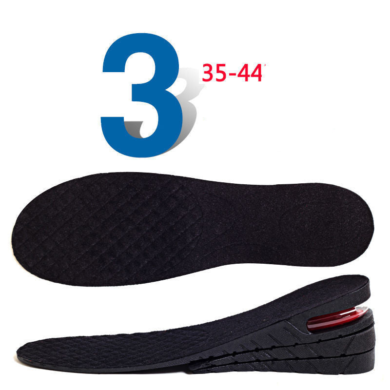 Inner Heightening Insole Sports Air Cushion Sports DealSniper.net Black 3layer One size