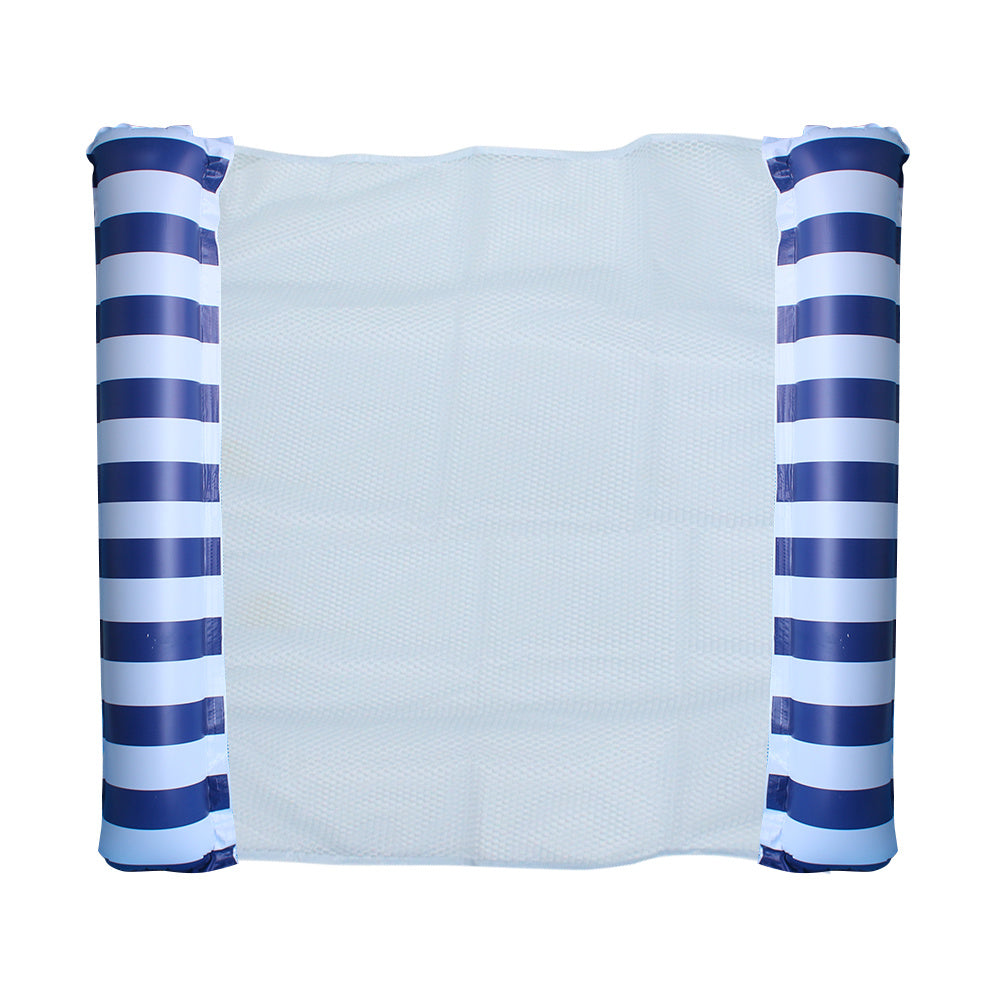 Inflatable Swimming Pool Hammock Floating Drainage Outdoor DealSniper.net Dark blue