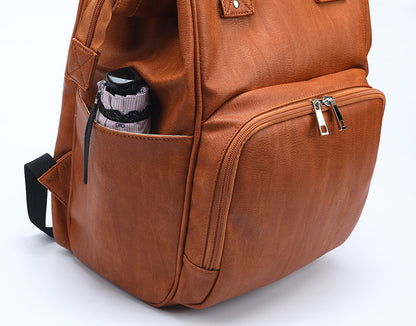 Fashion Pu Mummy Bag Backpack Storage Bag Women DealSniper.net
