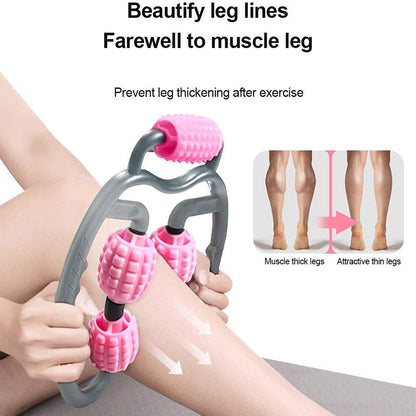 U Shape Trigger Point Massage Roller Full Body Massage Tool Sports DealSniper.net