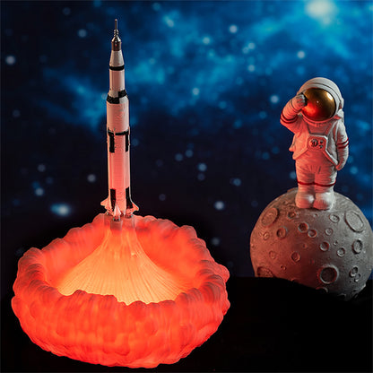 3D Printing Novelty Product Rocket Night Light Home Decor Gym From House Rocket J USB