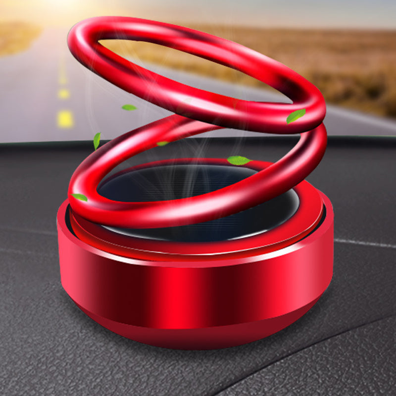 Solar Auto Rotation Car Air Freshener Perfume Seat Vehicle dealsniper-net