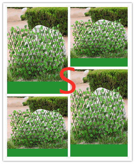 Simulation outdoor wooden fence Home DealSniper.net Small 4pcs