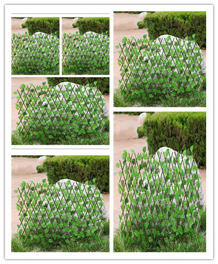 Simulation outdoor wooden fence Home DealSniper.net Small 6pcs