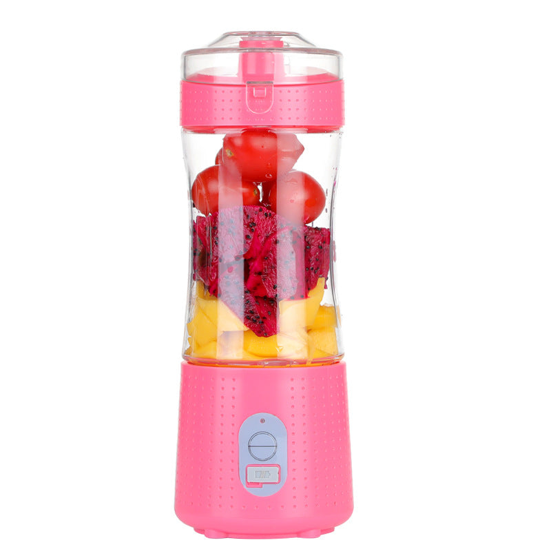 Juicer Portable USB Rechargeable Juice Cup Kitchen DealSniper.net Pink USB