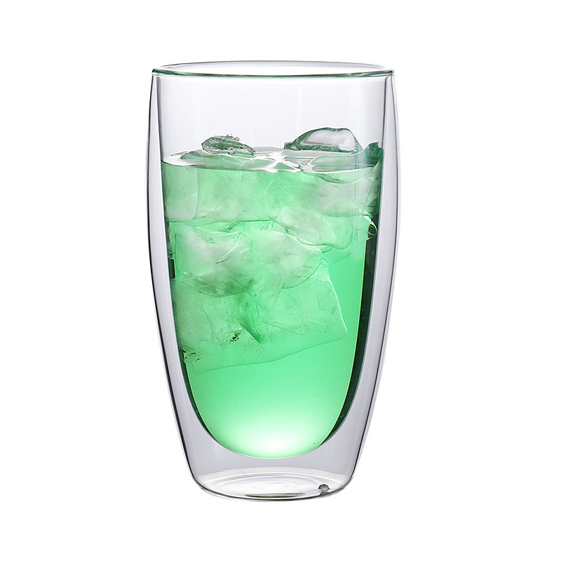 Heat-Resistant Transparent Double-Layer Coffee Cup Kitchen DealSniper.net Transparent 250ml