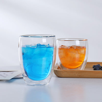 Heat-Resistant Transparent Double-Layer Coffee Cup Kitchen DealSniper.net
