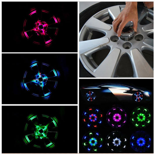 Creative LED Solar Colorful Wheel Light Vehicle dealsniper-net