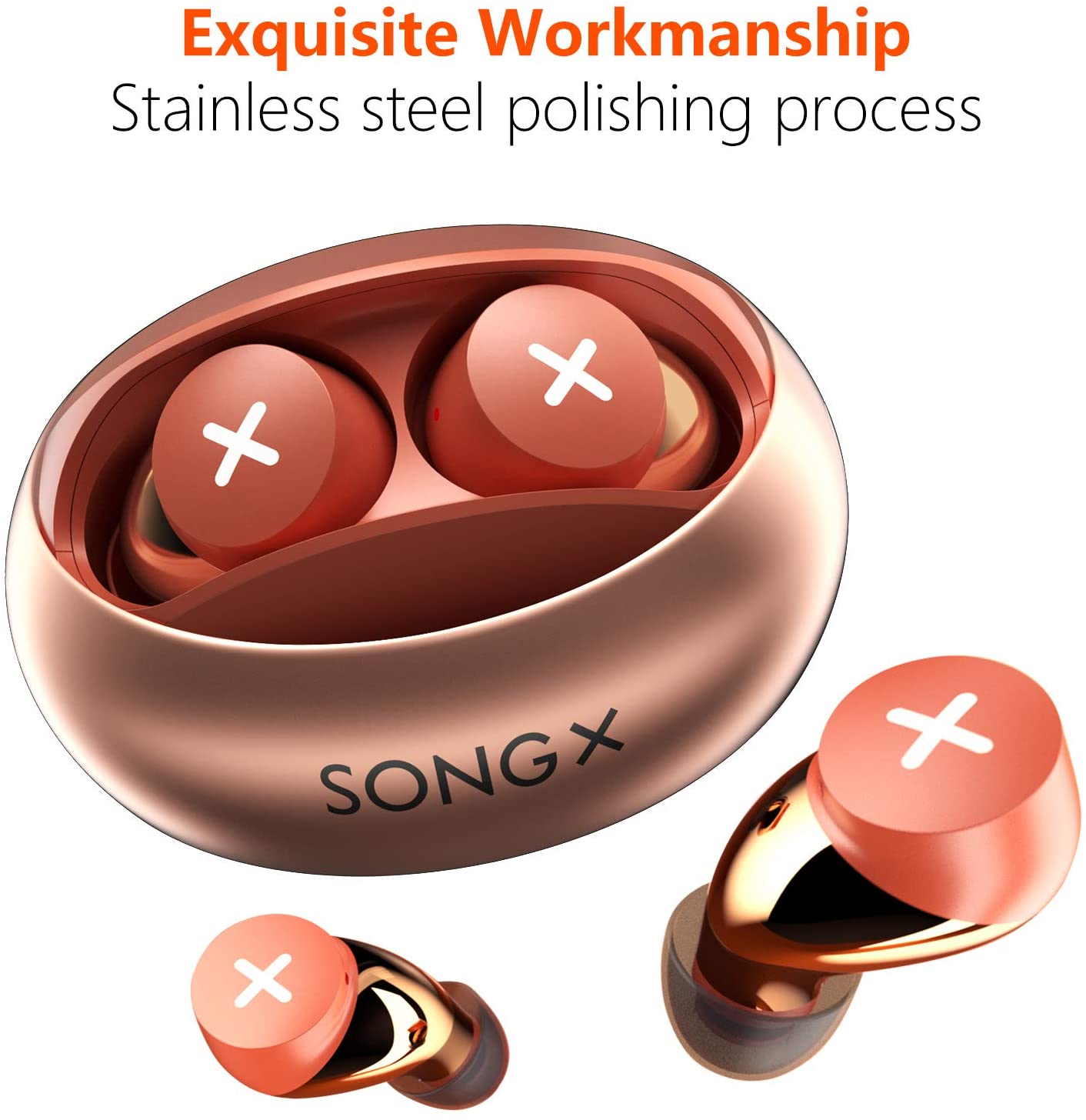 True Wireless Earbuds Noise Cancelling Bluetooth Headphones Gadgets dealsniper-net