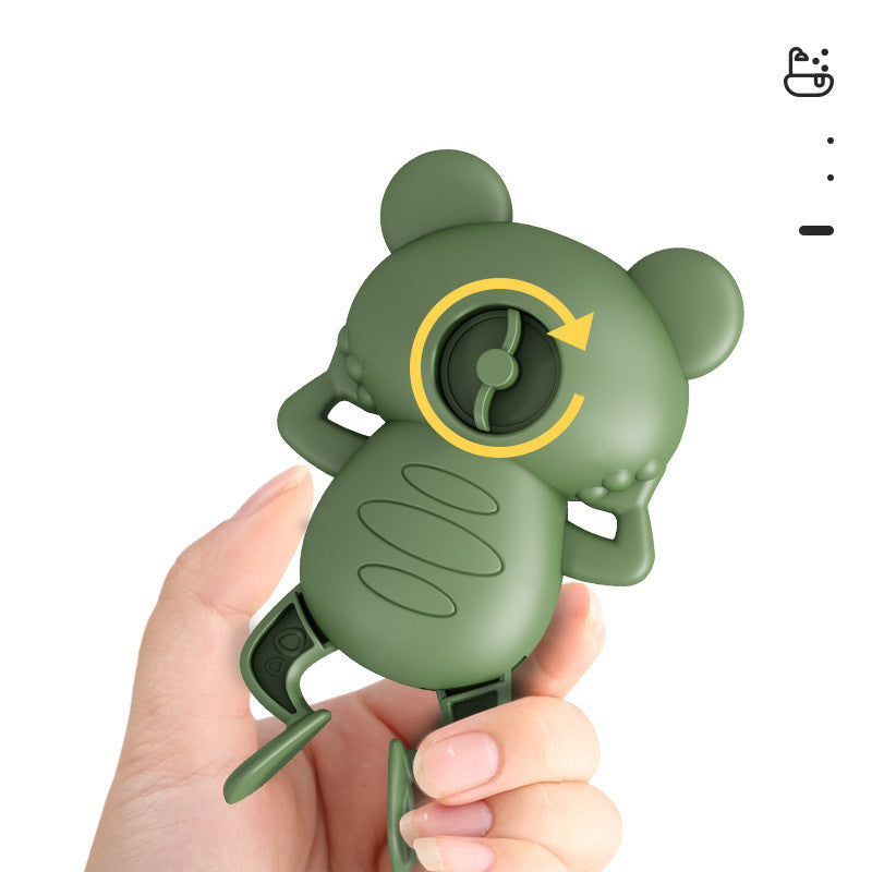 Little Frog Bath Toy, Baby Bathroom, Wind-Up Wind-Up Floating Toy Kids Gym From House