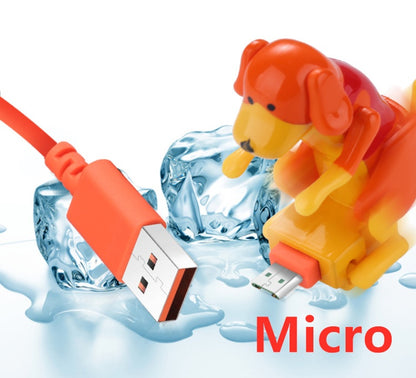 Rogue Dog Data Cable Sport Dog Mobile Phone Charging Cable Gadgets Gym From House Orange Micro USB