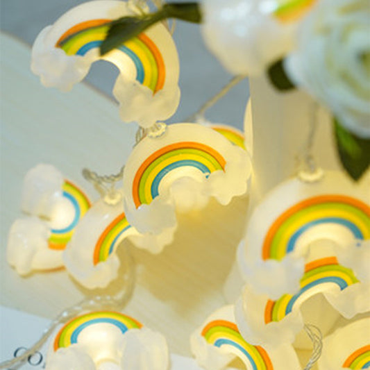 Creative Home Colorful Rainbow String Lights Home Decor Gym From House