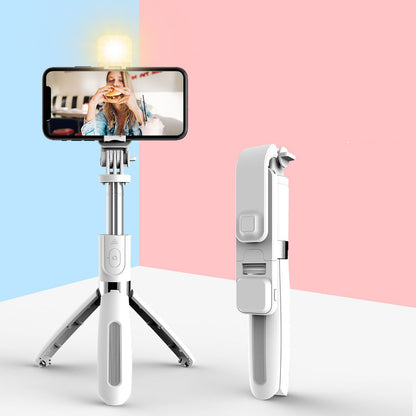 Compatible with Apple, 3 In1 Bluetooth Wireless Selfie Stick Gadgets dealsniper-net White USB