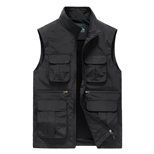 Men's Fashion Simple Outdoor Vest Fishing Suit