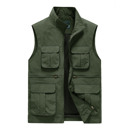 Men's Fashion Simple Outdoor Vest Fishing Suit