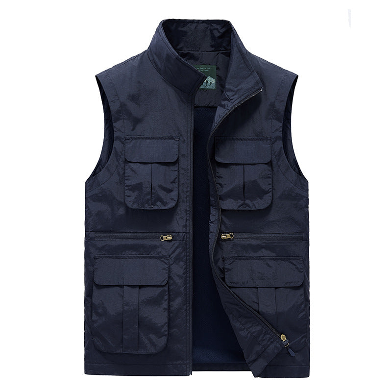 Men's Fashion Simple Outdoor Vest Fishing Suit