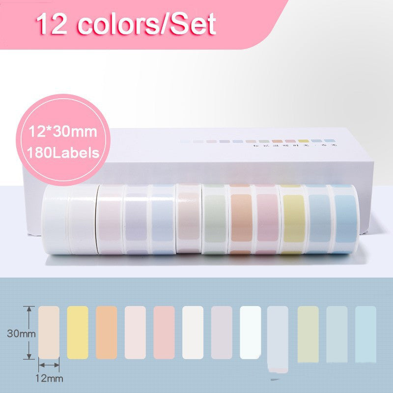 Niimbot D11 Mini Label Printer Paper Supermarket Price Label Gadgets DealSniper.net Mixed color 12x30mm