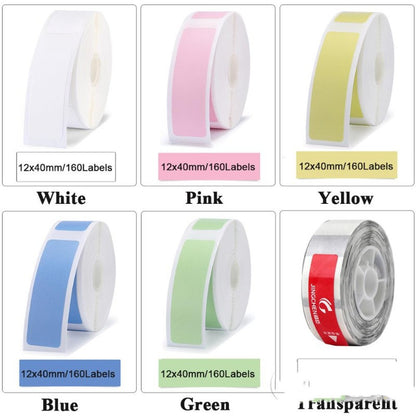 Niimbot D11 Mini Label Printer Paper Supermarket Price Label Gadgets DealSniper.net 6color set1