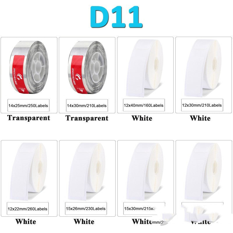 Niimbot D11 Mini Label Printer Paper Supermarket Price Label Gadgets DealSniper.net 8color set1