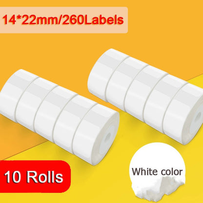 Niimbot D11 Mini Label Printer Paper Supermarket Price Label Gadgets DealSniper.net 10pcs White 14x22mm