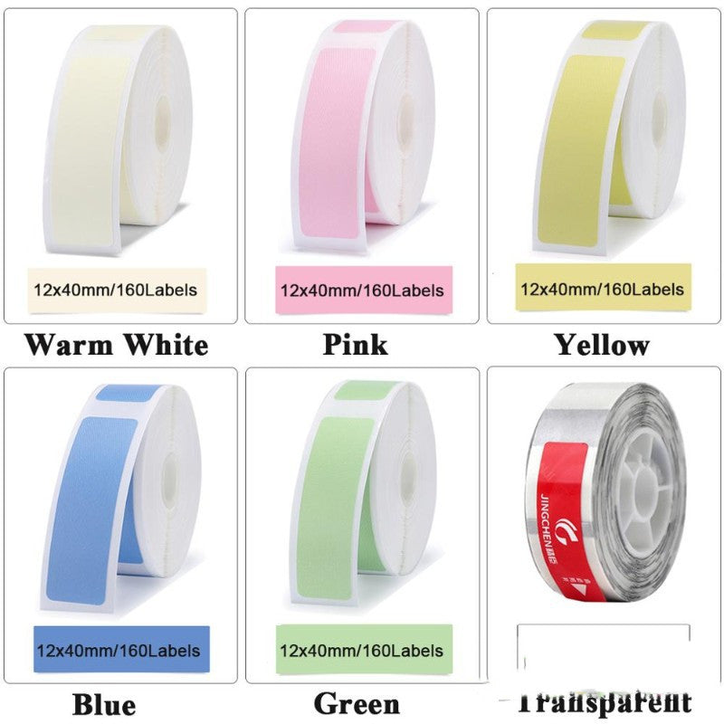 Niimbot D11 Mini Label Printer Paper Supermarket Price Label Gadgets DealSniper.net 6color set2