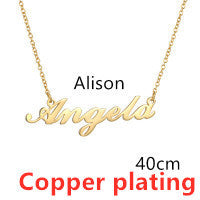 Necklace Alloy Pendant Font Fascinating Pendant Custom