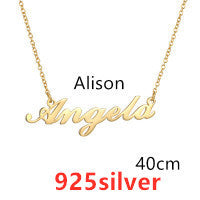 Necklace Alloy Pendant Font Fascinating Pendant Custom