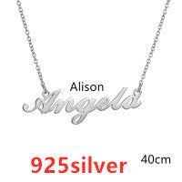 Necklace Alloy Pendant Font Fascinating Pendant Custom