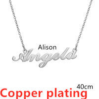 Necklace Alloy Pendant Font Fascinating Pendant Custom