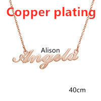 Necklace Alloy Pendant Font Fascinating Pendant Custom