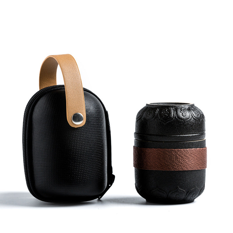Portable Office Travel Ceramic Flower Tea Filter Tea Kettle Kitchen DealSniper.net