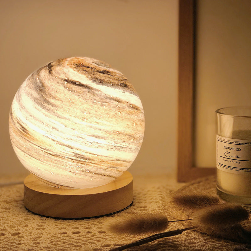 Girl Heart Nordic Style Decoration Bedroom Bedside Table Lamp Home Decor DealSniper.net Amber A