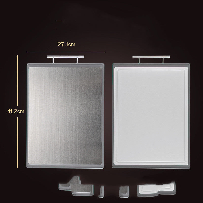 Stainless Steel Chopping Board Kitchen Antibacterial Sorting Board Kitchen DealSniper.net A