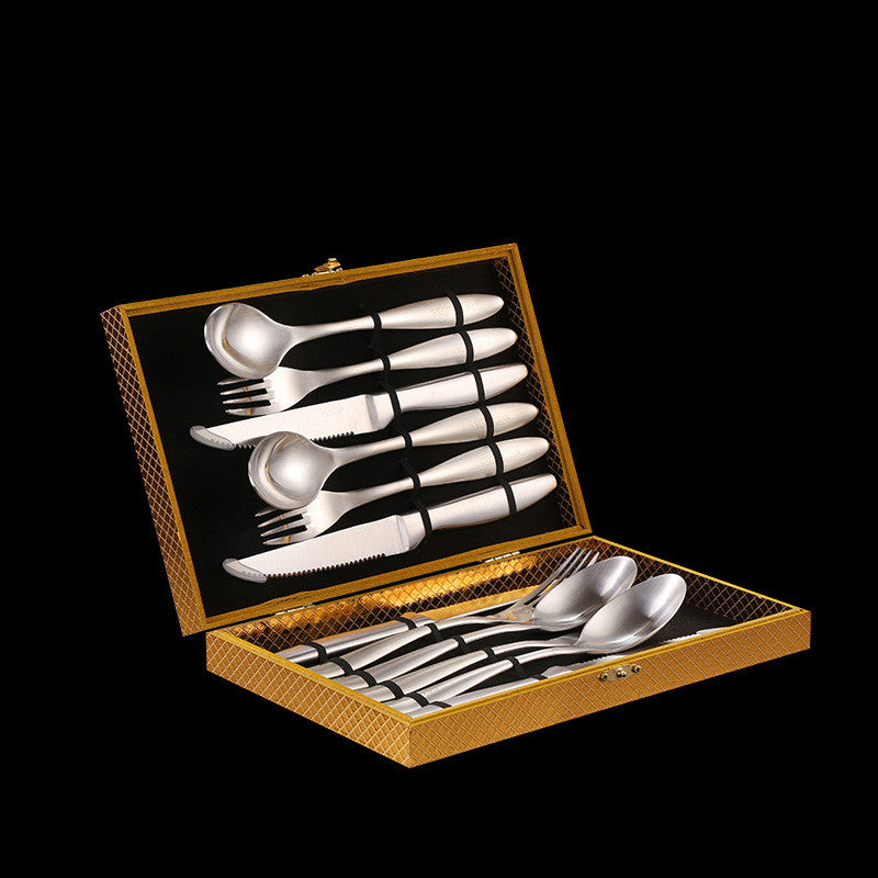 Stainless Steel Western Tableware Set Kitchen DealSniper.net D