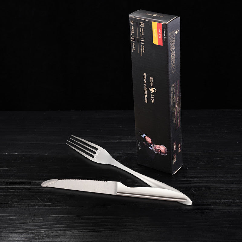 Stainless Steel Western Tableware Set Kitchen DealSniper.net B