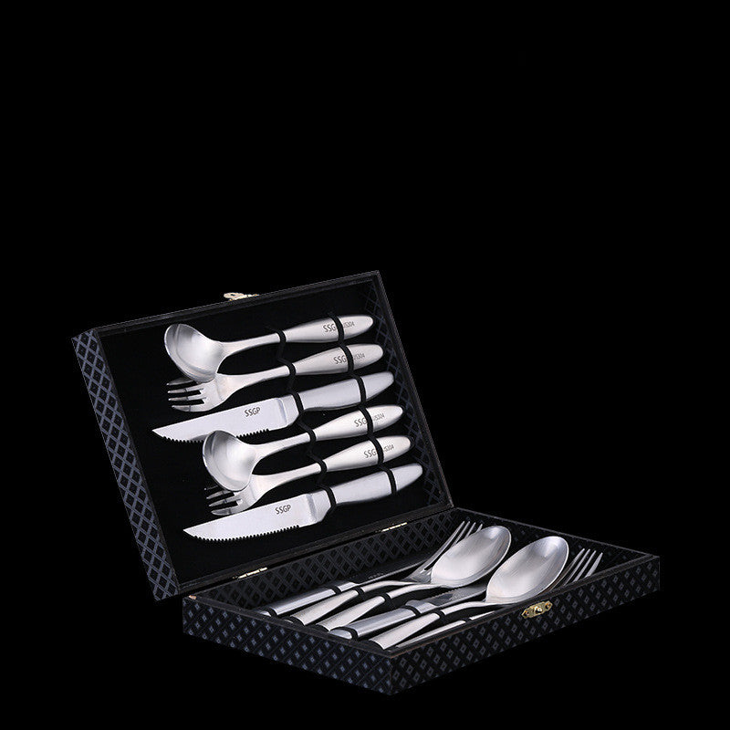 Stainless Steel Western Tableware Set Kitchen DealSniper.net F