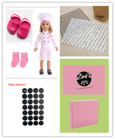 Doll Clothes Americangirl Accessories Chef Clothes