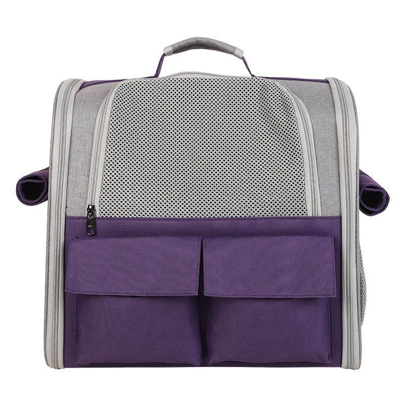 Simple Go Out Portable Folding Pet Bag Pets dealsniper-net Purple